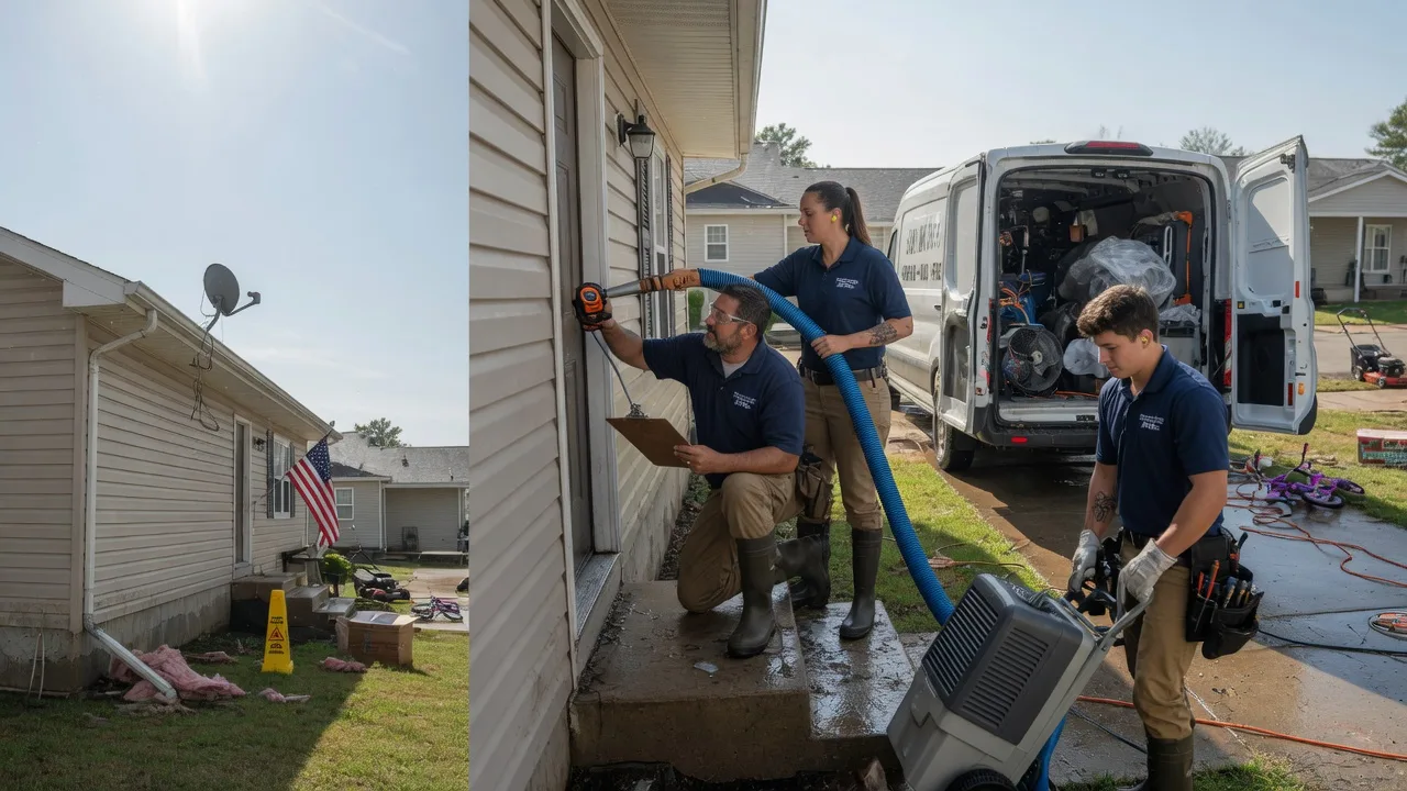 Ceiling Water Damage Restoration in Florissant, MO near me
